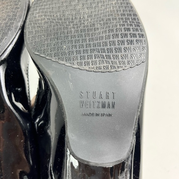Stuart Weitzman Patent Leather Wedge Shoes - Picture 10 of 12